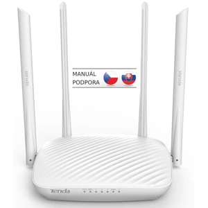 Router Tenda F9 + ZDARMA sledování TV na 3 měsíce (F9) biely bezdrôtový router • štandard 902.11b/g/n • pásmo 2,4 GHz • 4 externé antény • rýchlosť 60