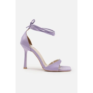 Trendyol Lilac Flat Toe Women's Classic Heeled Shoes