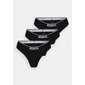 3PACK women's thong Diesel black (A05139-0LDAC-E4101)