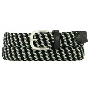 Alberto Belt Metal Braided Black/Silver Womens 95