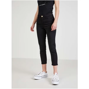 Černé dámské skinny fit džíny s šátkem Guess 1981 Capri - Dámské