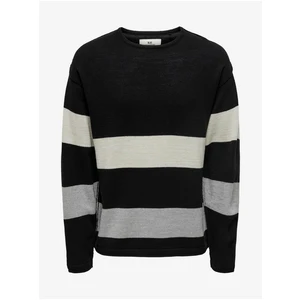 Black pattern sweater ONLY & SONS Jan - Men