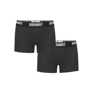 Boxershorts Logo 2er Pack Black/black