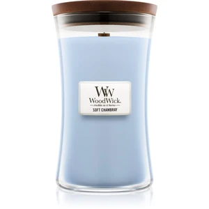 WoodWick Vonná sviečka váza Soft Chambray 609,5 g