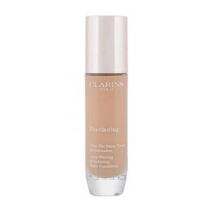 Clarins Dlhotrvajúci hydratačný make-up s matným efektom Everlasting (Long-Wearing & Hydrating Matte Foundation ) 30 ml 110.5W