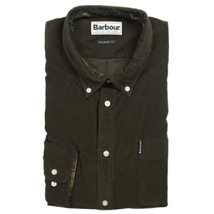 Barbour Menčestrová košeľa Barbour Cord - Forest (button-down) - S