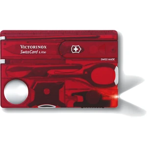 Victorinox SwissCard Lite Red Transparent