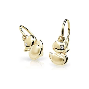 Cutie Jewellery Zlaté detské náušnice C1954-10-10-X-1