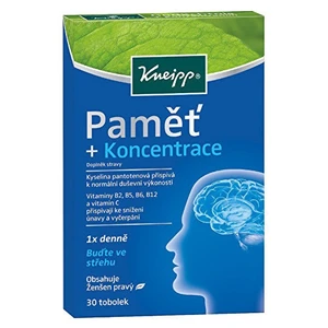 Doplněk stravy Kneipp Paměť + koncentrace 30 kapslí