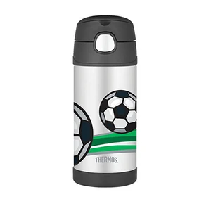 Thermos FUNtainer Detská termoska so slamkou - futbal 355 ml