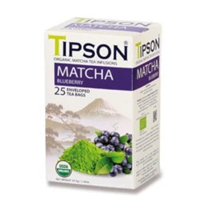 TIPSON Matcha Blueberry 25 vreciek BIO