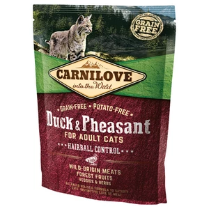 Carnilove Duck and Pheasant Adult Cats–Hairball Control 400g