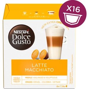 Kaffeekapseln geeignet für Dolce Gusto® NESCAFÉ Dolce Gusto „Latte Macchiato“, 8+8 Stk.