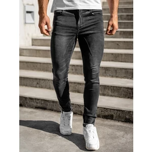 Černé pánské džíny regular fit Bolf T331