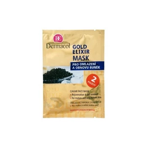 Dermacol Zen Gold Elixir odżywcza maska Caviar Face Mask 2 x 8 ml