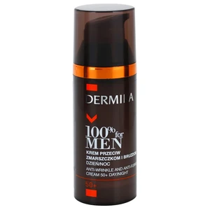 Dermika 100% for Men krém proti hlubokým vráskám 50+ 50 ml