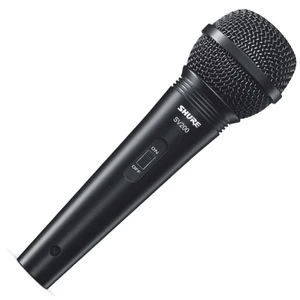 Mikrofón Shure SV200 viacúčelový mikrofón • vhodný na spev aj hovorené slovo • vypínač • frekvencia 50 až 15 000 Hz • impedancia 600 ohmov