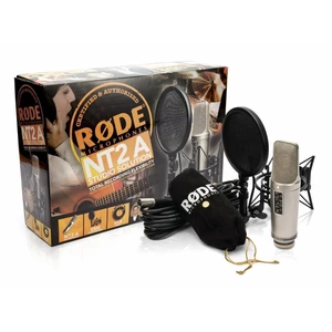 Štúdiový mikrofón RODE Microphones NT2-A, káblový, vr. pavúka, vr. kábla
