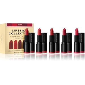 Revolution PRO Lipstick Collection sada rúžov 5 ks odtieň Reds 5 ks