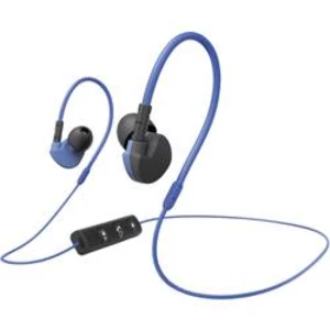 Bluetooth športové štupľové slúchadlá Hama Active BT 177096, modrá