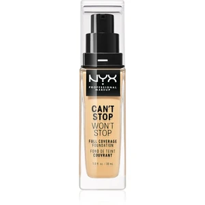 NYX Professional Makeup Can't Stop Won't Stop vysoce krycí make-up odstín 08 True Beige 30 ml