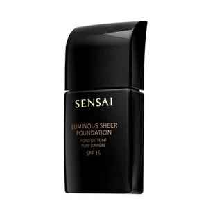 Sensai Luminous Sheer tekutý rozjasňujúci make-up SPF 15 odtieň LS206 Brown Beige 30 ml