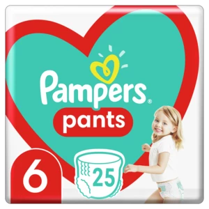PAMPERS Pants plienkové nohavičky veľ. 6, 25 ks, 15 kg+