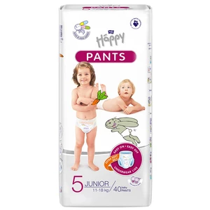 BELLA HAPPY Pants Junior detské plienkové nohavičky (11-18 kg) 40 ks