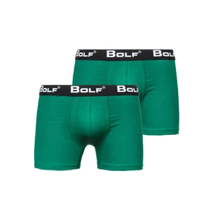 Zelené pánské boxerky Bolf 0953-2P 2 PACK