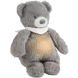 NATTOU Usínaček plyšový hudební se světýlkem a senzorem pláče 4v1 Sleepy Bear Grey 0m+