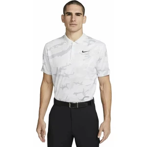 Nike Dri-Fit Victory+ Mens Camo Golf Polo Photon Dust/Summit White/Black S