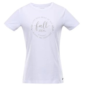 Women's cotton T-shirt ALPINE PRO ALLONA white variant pa