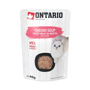 Polévka Ontario Kitten Soup Chicken, Carrot & Rice 40g