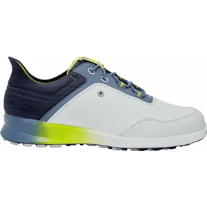 Footjoy Stratos Mens Golf Shoes White/Navy/Green 44