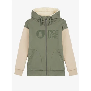 Beige-Green Womens Hoodie Picture - Women