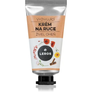 Leros Živel oheň Ružové korenie & škorica výživný krém na ruky s bambuckým maslom 30 ml