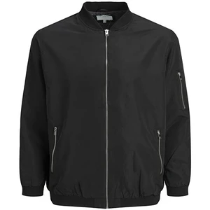 Jack&Jones PLUS Pánská bunda JJERUSH 12173990 Black 3XL