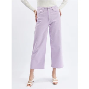 Orsay Light Purple Women Shortened Flared Fit Jeans - Women