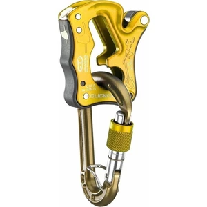 Climbing Technology Click Up Kit  Belay Set Mustard Yellow Equipo de seguridad de escalada