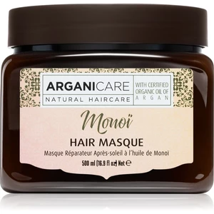Arganicare Monoi Hair Masque regeneračná maska na vlasy po opaľovaní 500 ml