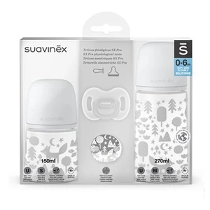Suavinex Fox Gift Set dárková sada Grey(pro miminka)