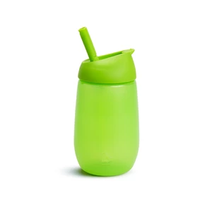 Munchkin Simple Clean dětská láhev s brčkem Green 12 m+ 296 ml