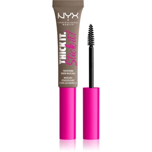 NYX Professional Makeup Thick it Stick It Brow Mascara riasenka na obočie odtieň 01 Taupe 4,2 g