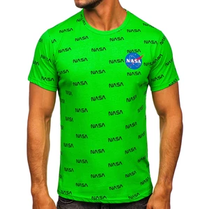 Světle zelené pánské tričko s potiskem Bolf 14950