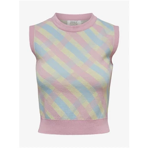 Blue-Pink Vest ONLY Ariana - Women