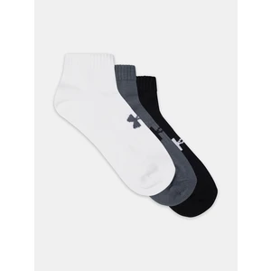 Under Armour UA Core Low Cut Ponožky 3 páry Bílá