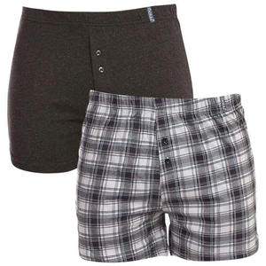 2PACK Men's shorts Molvy multicolor (KP-075-BBU)
