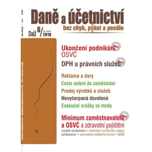 Dane, účtovníctvo, odvody bez chýb, pokút a penále 2/2020