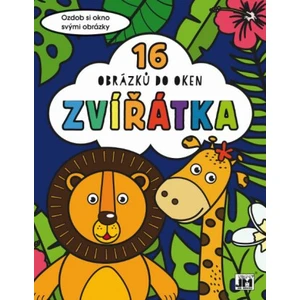 Zvířátka 16 obrázků do oken [Papírenské zboží]