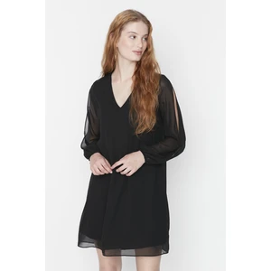 Trendyol Black Chiffon Dress